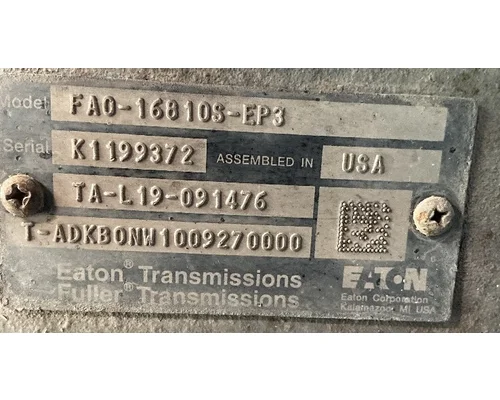 Eaton/Fuller FAO16810SEP3 TransmissionTransaxle Assembly