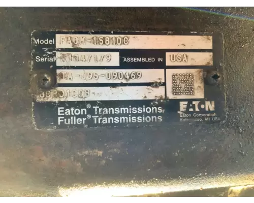 Eaton/Fuller FAOM-15810C Transmission Assembly