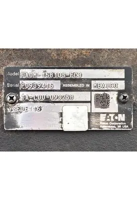 Eaton/Fuller FAOM-15810S-EC3 Transmission Assembly