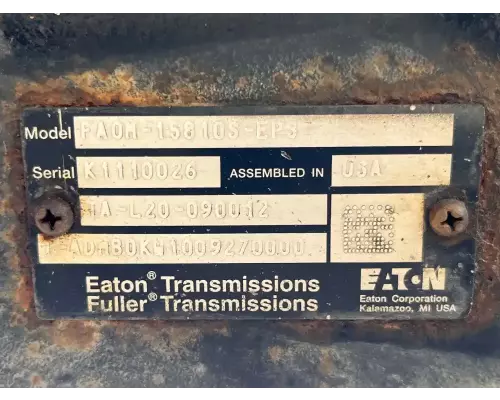Eaton/Fuller FAOM-15810S-EP3 Transmission Assembly