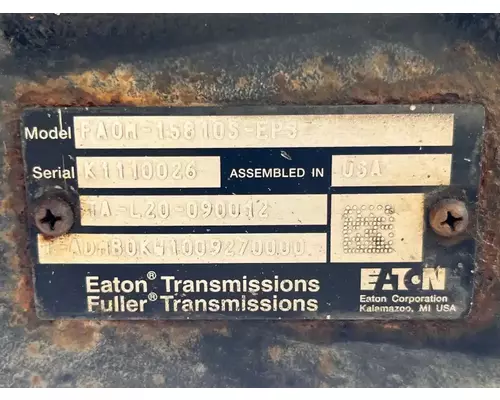 Eaton/Fuller FAOM-15810S-EP3 Transmission Assembly