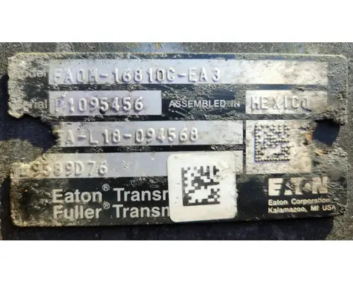 Eaton/Fuller FAOM-16810C-EA3 Transmission Assembly