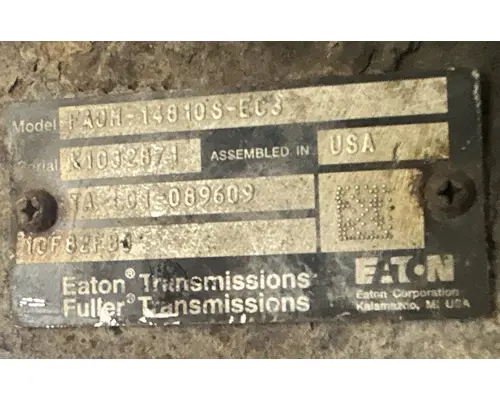 Eaton/Fuller FAOM14810SEC3 TransmissionTransaxle Assembly