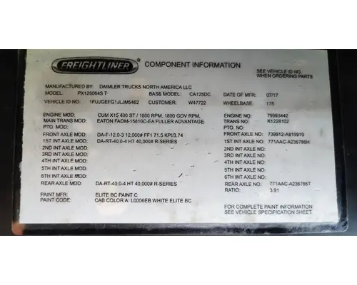 Eaton/Fuller FAOM15810CEA3 TransmissionTransaxle Assembly