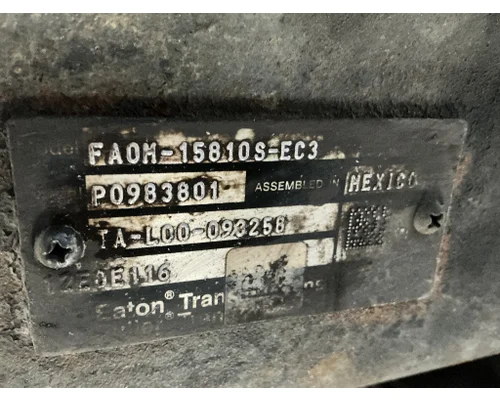 Eaton/Fuller FAOM15810SEC3 TransmissionTransaxle Assembly