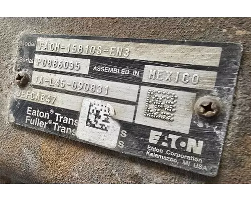 Eaton/Fuller FAOM15810SEN3 TransmissionTransaxle Assembly