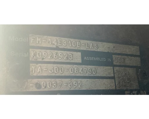 Eaton/Fuller FM14E310BLAS Transmission/Transaxle Assembly