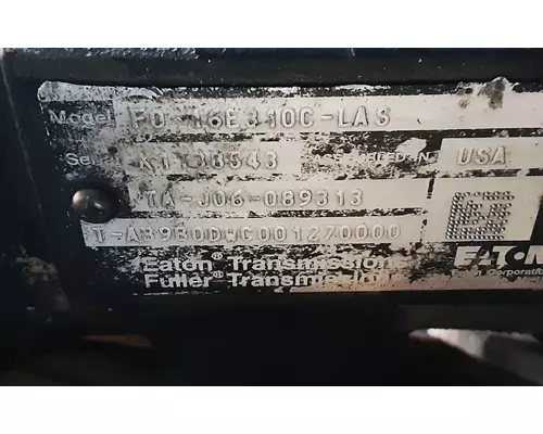 Eaton/Fuller FO16E310CLAS TransmissionTransaxle Assembly