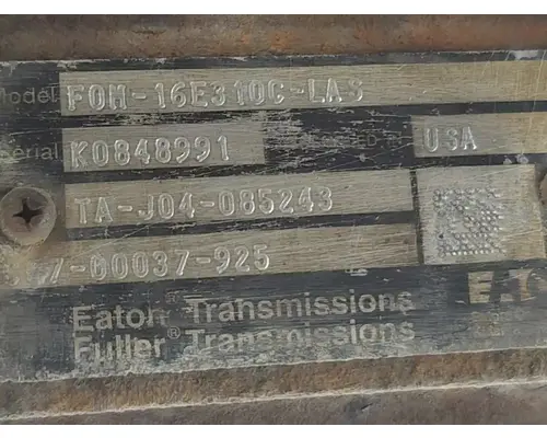 Eaton/Fuller FOM16E310CLAS TransmissionTransaxle Assembly