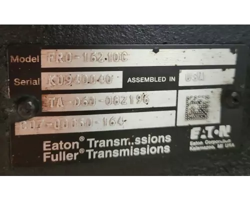 Eaton/Fuller FR016210C Transmission Assembly