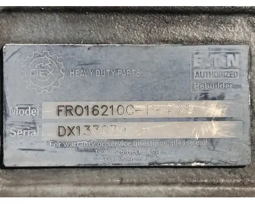 Eaton/Fuller FR016210C Transmission Assembly