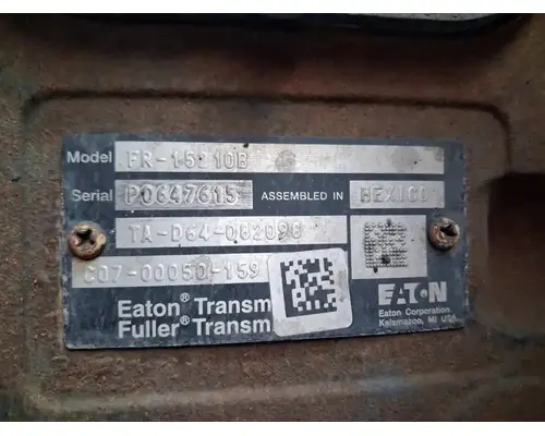 Eaton/Fuller FR15210B TransmissionTransaxle Assembly