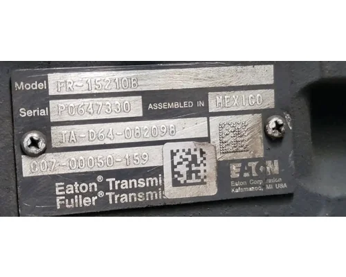 Eaton/Fuller FR15210B TransmissionTransaxle Assembly