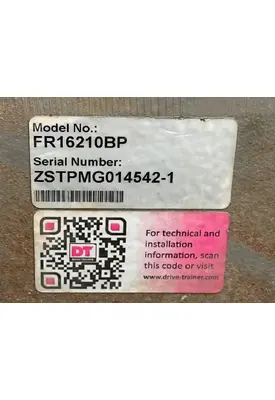 Eaton/Fuller FR16210BP Transmission Assembly