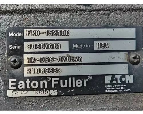 Eaton/Fuller FRO15210C Transmission Assembly