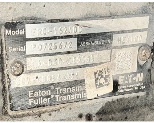 Eaton/Fuller FRO16210C TransmissionTransaxle Assembly