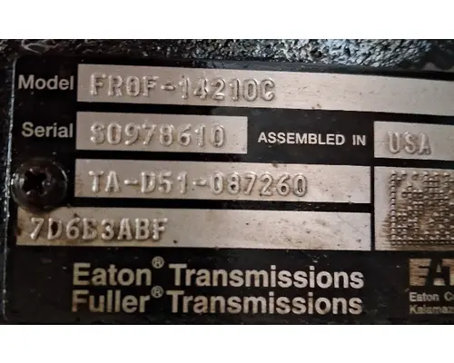 Eaton/Fuller FROF14210C TransmissionTransaxle Assembly