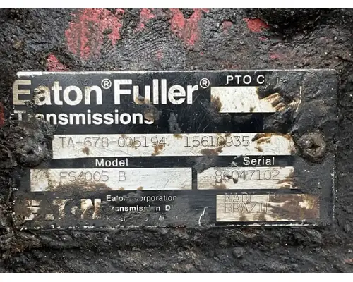 Eaton/Fuller FS4005B Transmission Assembly
