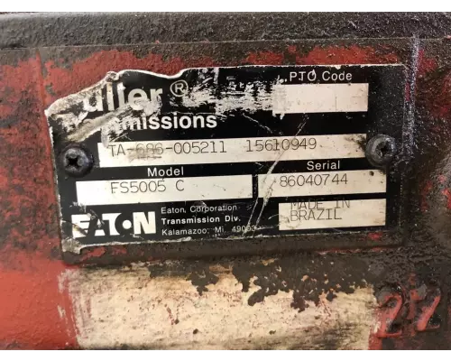 Eaton/Fuller FS5005C Transmission Assembly