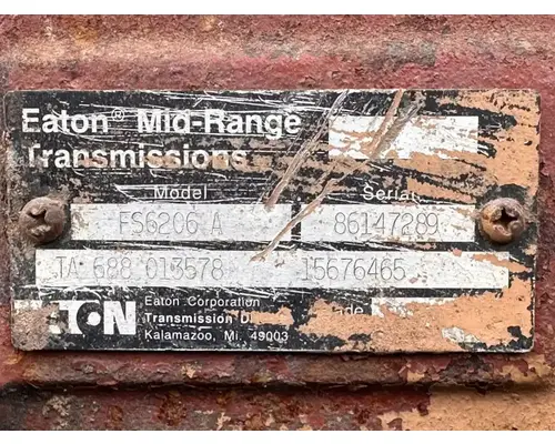 Eaton/Fuller FS6206A Transmission Assembly