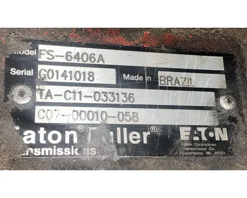 Eaton/Fuller FS6406A TransmissionTransaxle Assembly