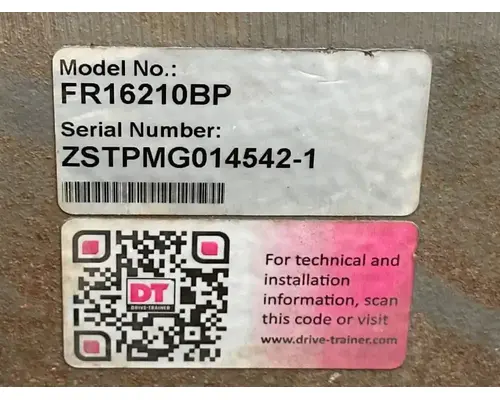 Transmission Assembly Eaton/Fuller FR16210BP Complete Recycling Group LLC