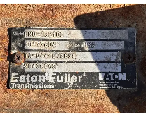 Transmission Assembly Eaton/Fuller FRO13210C Complete Recycling Group LLC