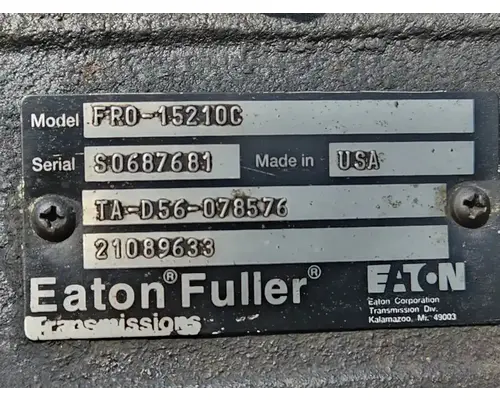 Transmission Assembly Eaton/Fuller FRO15210C Complete Recycling Group LLC