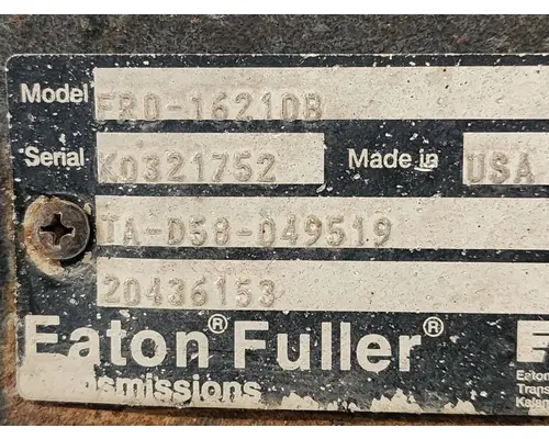 Transmission Assembly EATON/FULLER FRO16210B American Truck Salvage