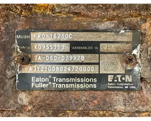 Transmission Assembly Eaton/Fuller FRO16210C Complete Recycling Group LLC