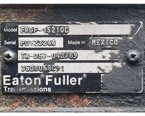 Transmission Assembly Eaton/Fuller FROF15210C Complete Recycling Group LLC