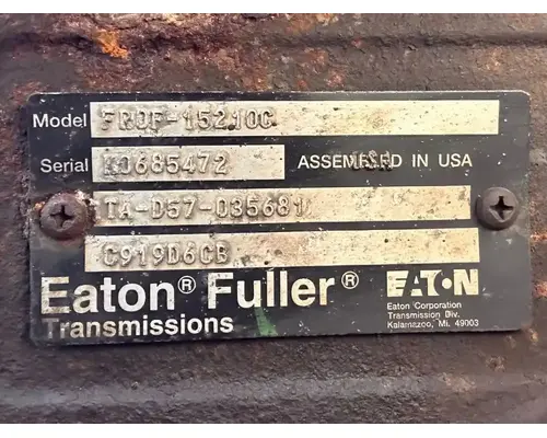 Transmission Assembly Eaton/Fuller FROF15210C Complete Recycling Group LLC