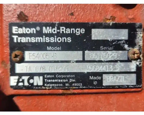 Transmission Assembly Eaton/Fuller FS4005B Complete Recycling Group LLC