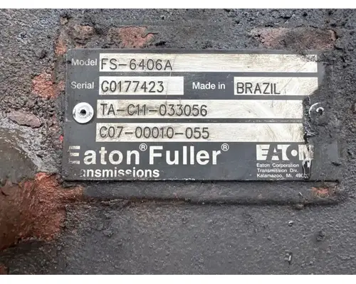 Transmission Assembly Eaton/Fuller FS6406A Complete Recycling Group LLC