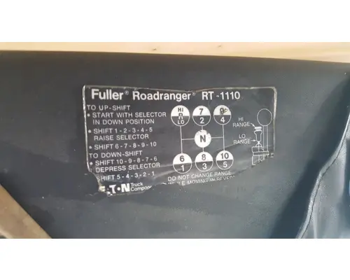 Eaton/Fuller RT1110 Transmission Assembly