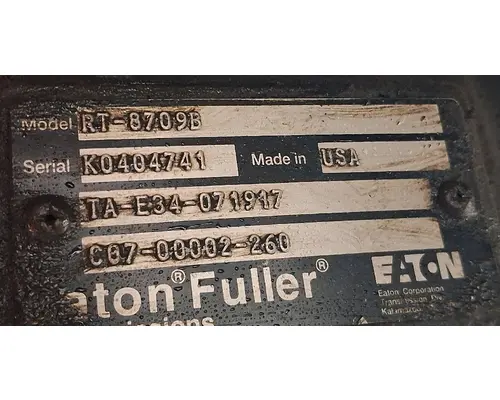 Eaton/Fuller RT8709B TransmissionTransaxle Assembly