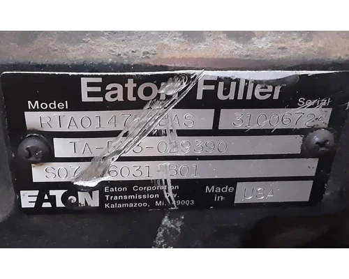 Eaton/Fuller RTAO14710BAS TransmissionTransaxle Assembly