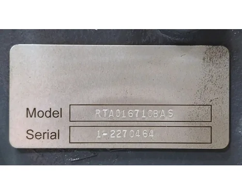 Eaton/Fuller RTAO16710BAS TransmissionTransaxle Assembly