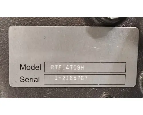 Eaton/Fuller RTF14709H TransmissionTransaxle Assembly