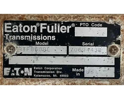 Eaton/Fuller RTF8608L Transmission Assembly
