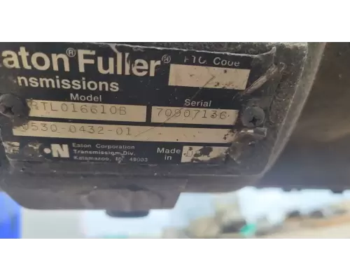 Eaton/Fuller RTLO16610B Transmission Assembly
