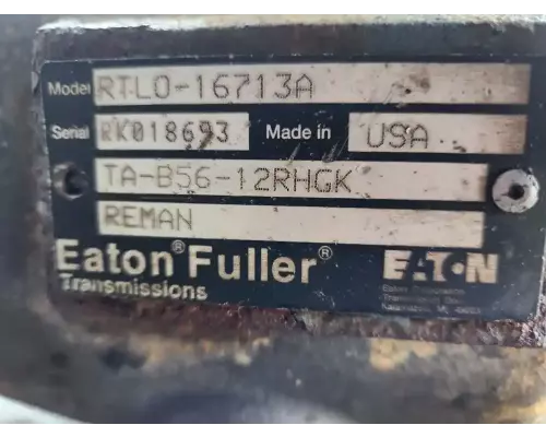 Eaton/Fuller RTLO16713A Transmission Assembly