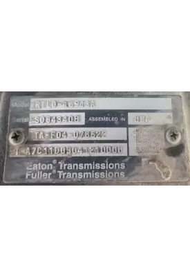 Eaton/Fuller RTLO16913A Transmission Assembly