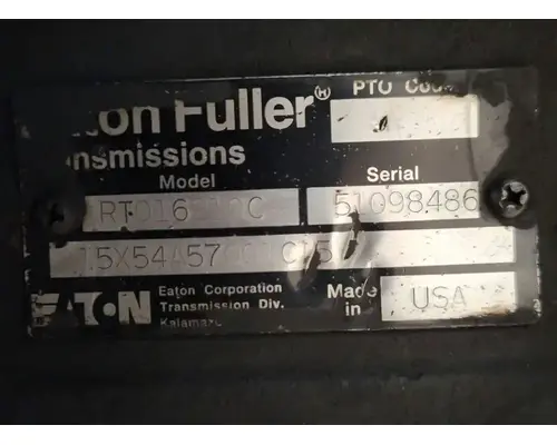 Eaton/Fuller RTO16210C Transmission Assembly
