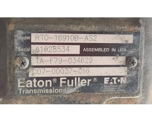 Eaton/Fuller RTO16910BAS2 Transmission Assembly