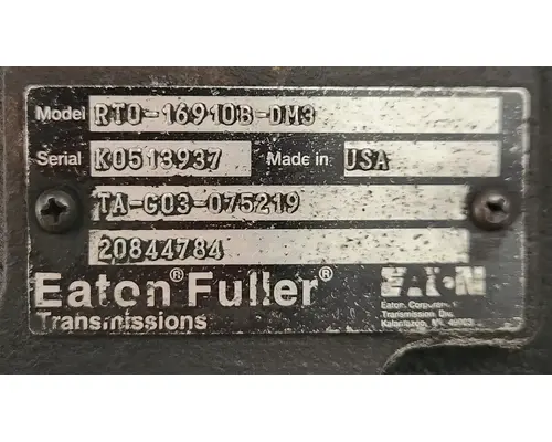 Eaton/Fuller RTO16910BDM3 Transmission Assembly
