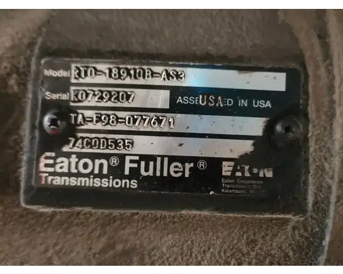 Eaton/Fuller RTO18910BAS3 Transmission Assembly