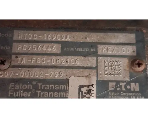 Eaton/Fuller RTOC16909A TransmissionTransaxle Assembly