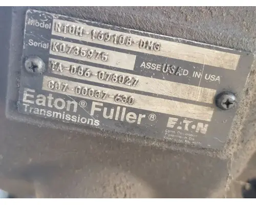 Eaton/Fuller RTOM16910BDM3 TransmissionTransaxle Assembly