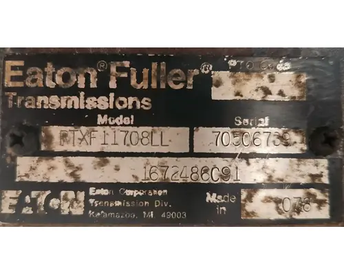 Eaton/Fuller RTXF11708LL Transmission Assembly